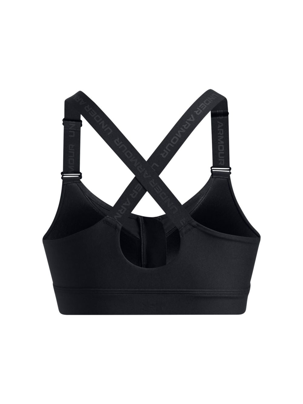 Top Sportivo Under Armour INFINITY HIGH ZIP 2.0 Donna - Nero