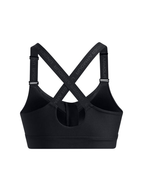 Top Sportivo Under Armour INFINITY HIGH ZIP 2.0 Donna - Nero