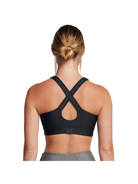 Top Sportivo Under Armour INFINITY HIGH ZIP 2.0 Donna - Nero