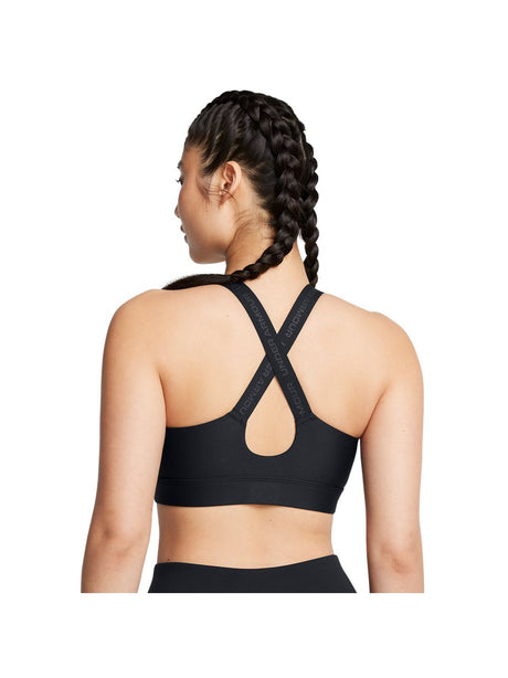 Top Sportivo Under Armour INFINITY HIGH ZIP 2.0 Donna - Nero