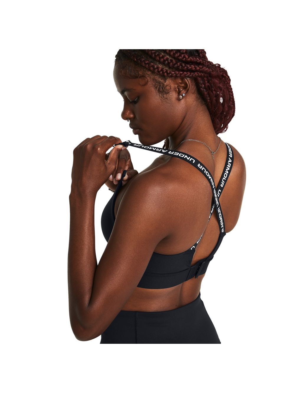 Top Sportivo Under Armour INFINITY MID 2.0 Donna - Nero
