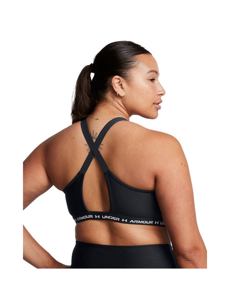 Top Sportivo Under Armour CROSSBACK LOW Donna - Nero