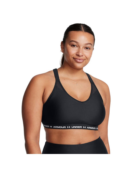 Top Sportivo Under Armour CROSSBACK LOW Donna - Nero