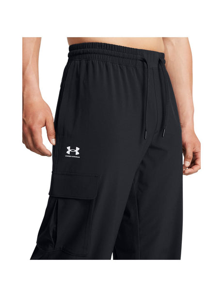 Pantalone Sportivo Under Armour VIBE WOVEN CARGO Uomo - Nero