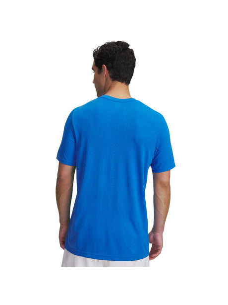 T-shirt Under Armour VANISH SEAMLESS NOVELTY SS Uomo - Blu