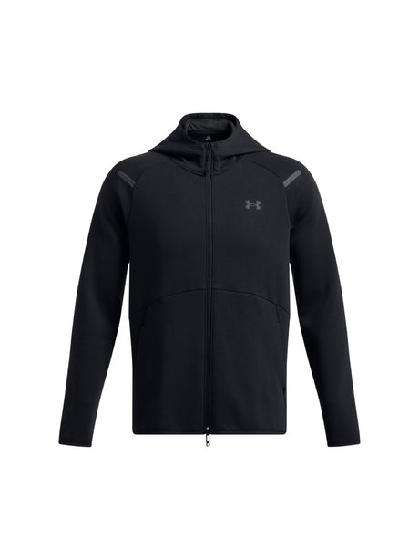 Felpa Under Armour UNSTOPPABLE FLC FZ HD EU Uomo - Nero