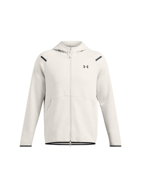 Felpa Under Armour UNSTOPPABLE FLC FZ HD EU Uomo - Bianco