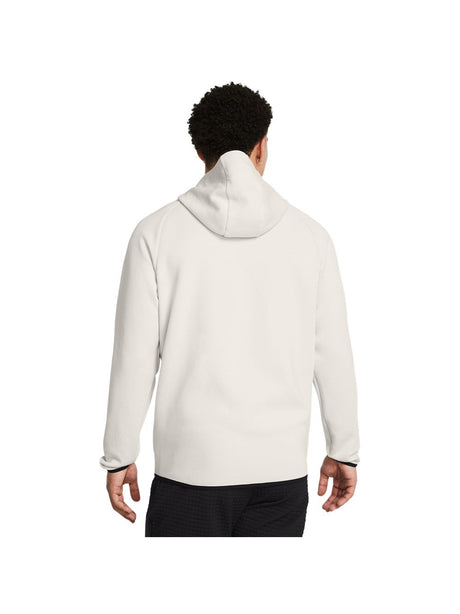 Felpa Under Armour UNSTOPPABLE FLC FZ HD EU Uomo - Bianco