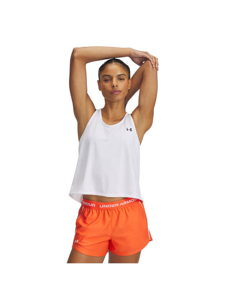 Canottiera Sportiva Under Armour TECH SWING Donna - Bianco