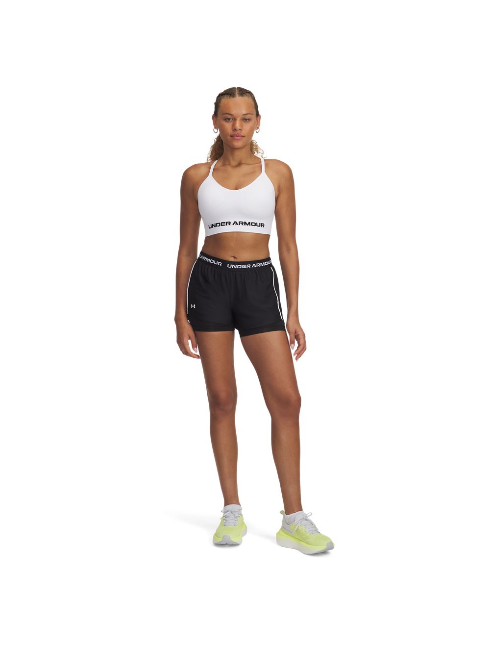 Pantaloncino Sportivo Under Armour TECH PLAY UP 2IN1 Donna - Nero