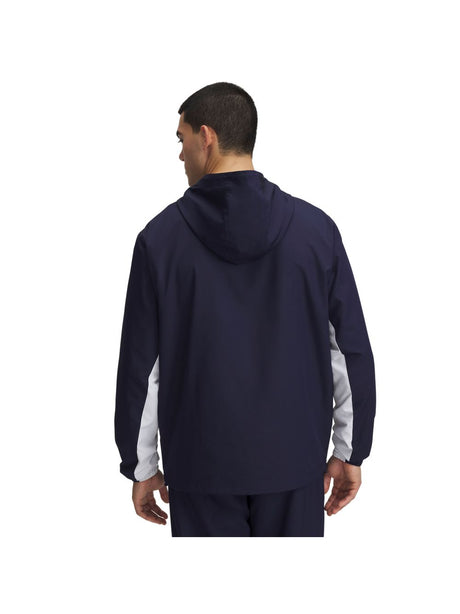 Giubbino Under Armour RIVAL WVN WINDBREAKER Uomo - Blu