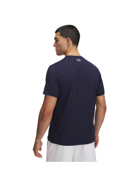 T-shirt Under Armour HEATGEAR FITTED SS Uomo - Blu
