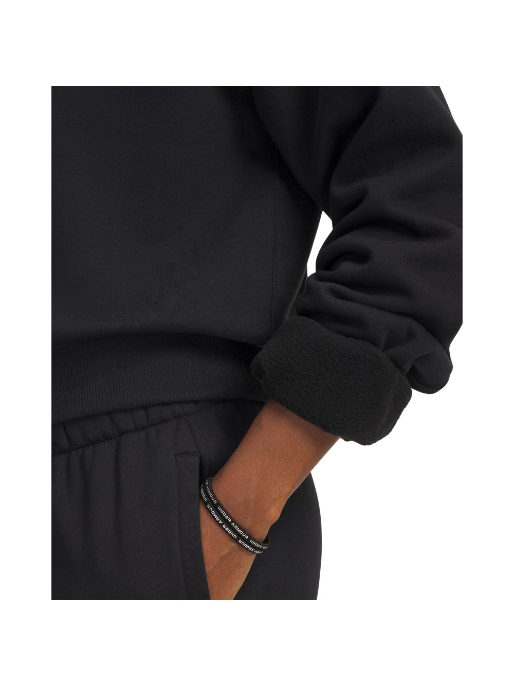 Felpa Under Armour ICON VIDA FLC CREW Donna - Nero