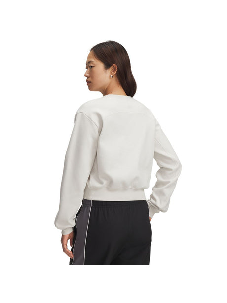 Felpa Under Armour ICON VIDA FLC CREW Donna - Bianco