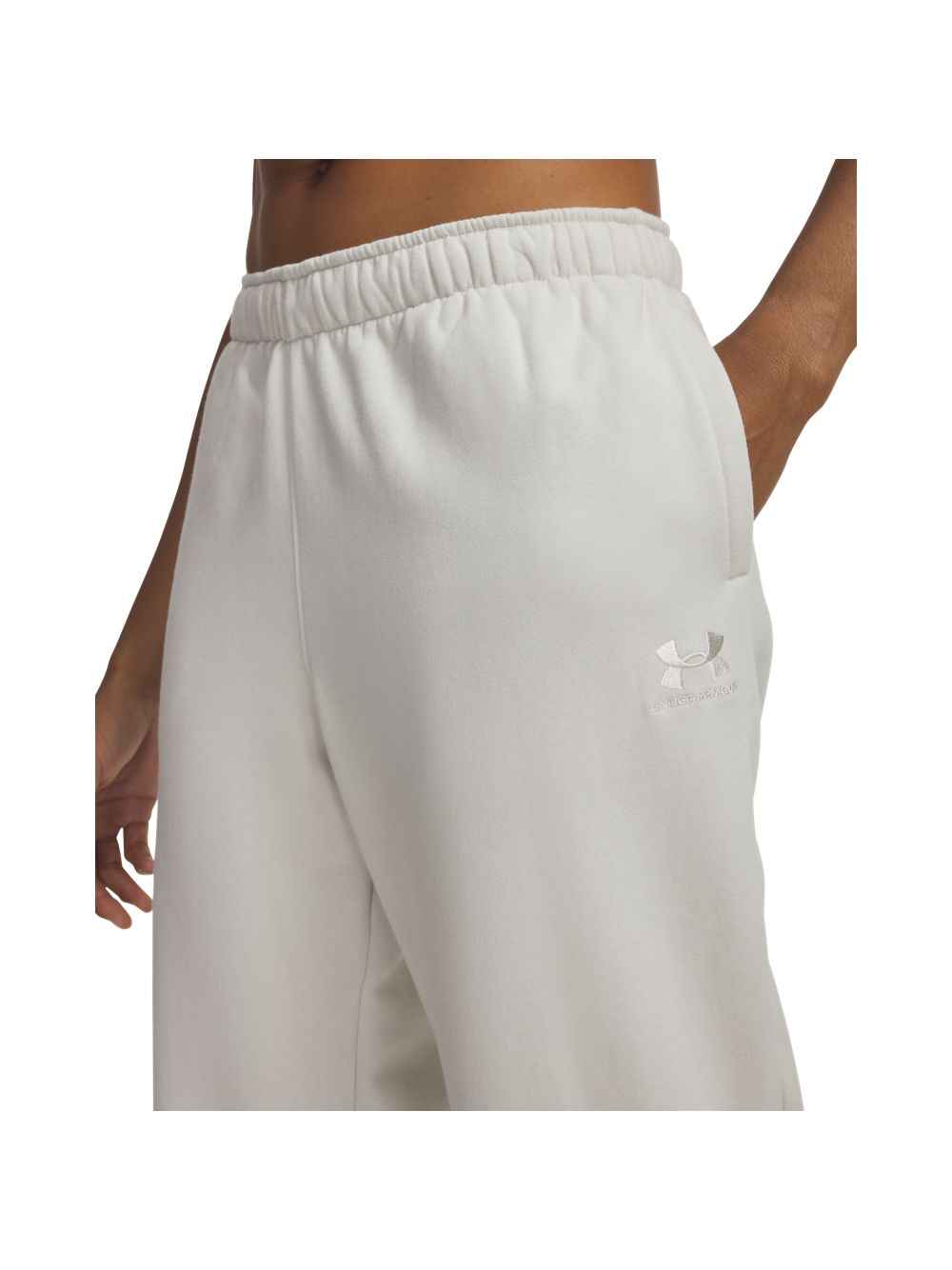Pantalone Sportivo Under Armour ICON VIDA FLC Donna - Bianco