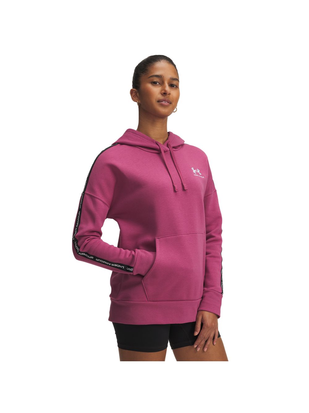 Felpa Under Armour Donna - Fuxia