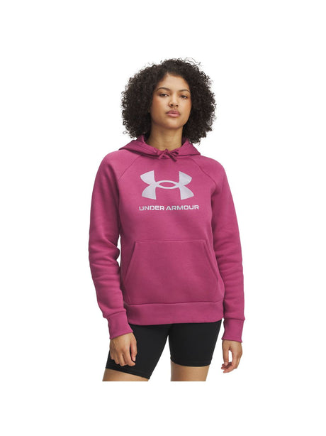 Felpa Under Armour Donna - Fuxia