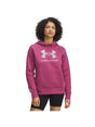 Felpa Under Armour Donna - Fuxia