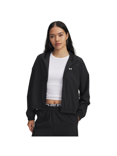 Giubbino Under Armour RIVAL WOVEN Donna - Nero