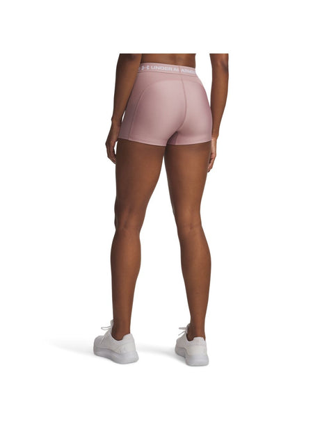 Pantaloncino Sportivo Under Armour HG RIB Donna - Rosa