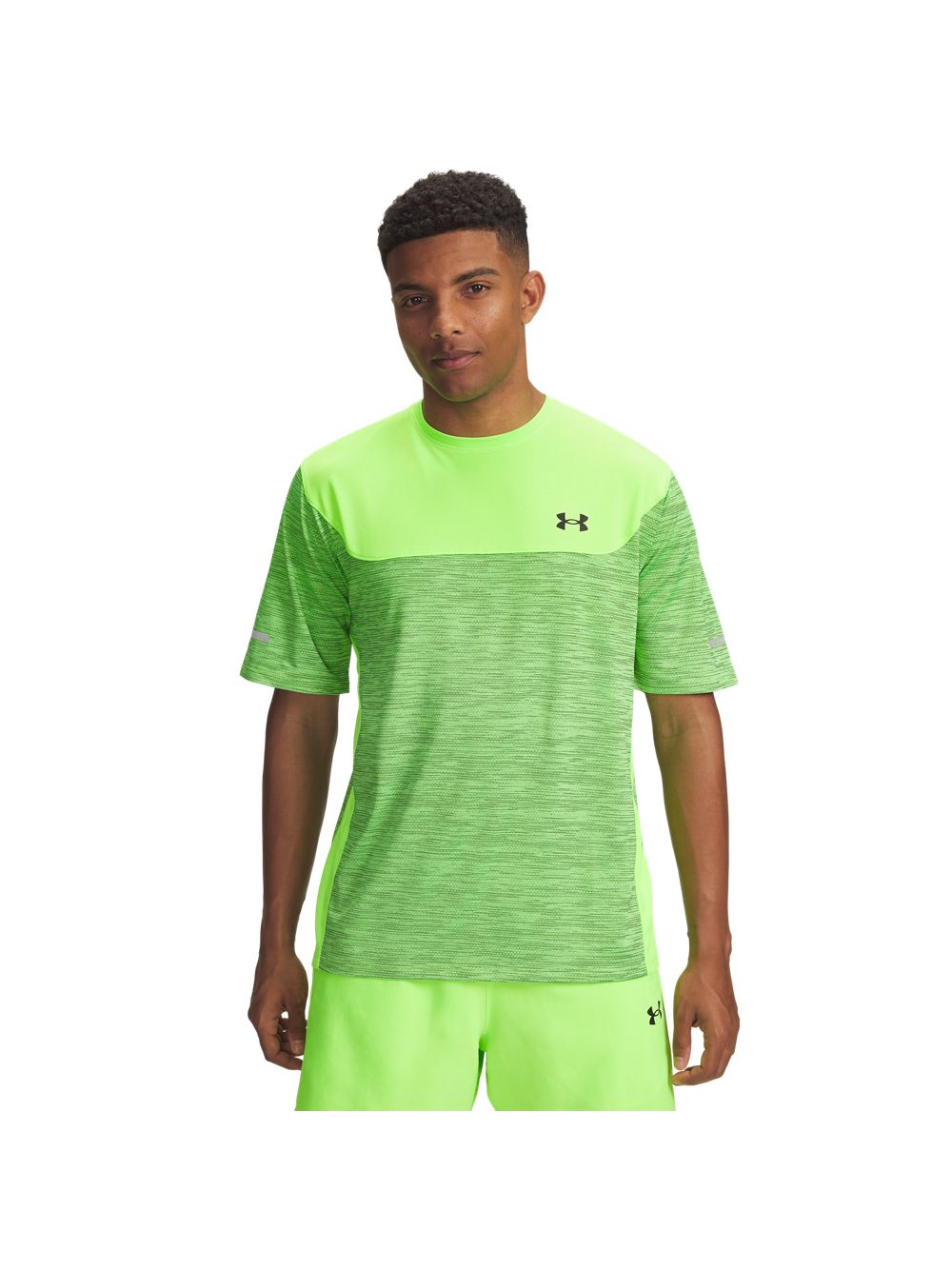 T-shirt Under Armour TECH UTILITY SS Uomo - Verde