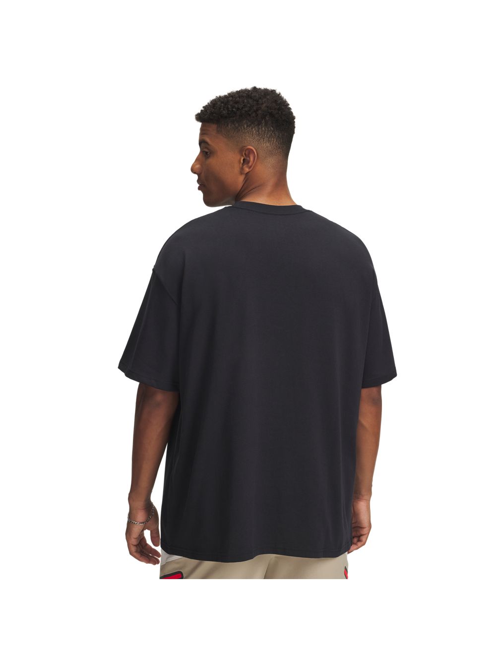 T-shirt Under Armour HWT U LOGO SS Uomo - Nero