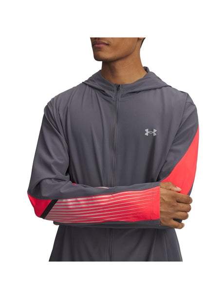 Giubbino Under Armour VELOCITI STORM HOODED Uomo - Grigio