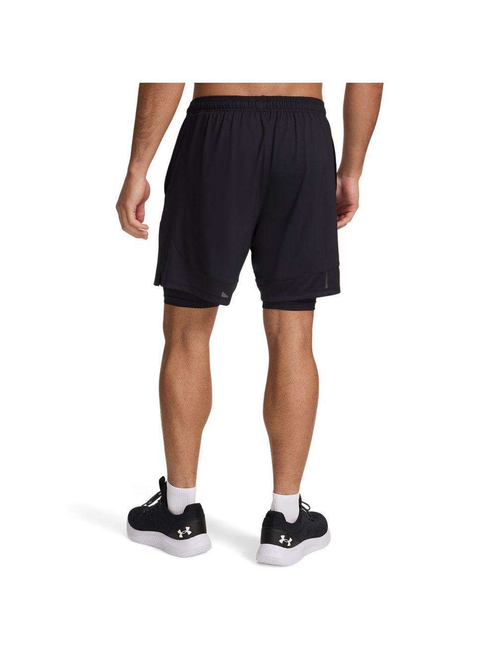 Pantaloncino Sportivo Under Armour TECH VENT 2IN1 Uomo - Nero