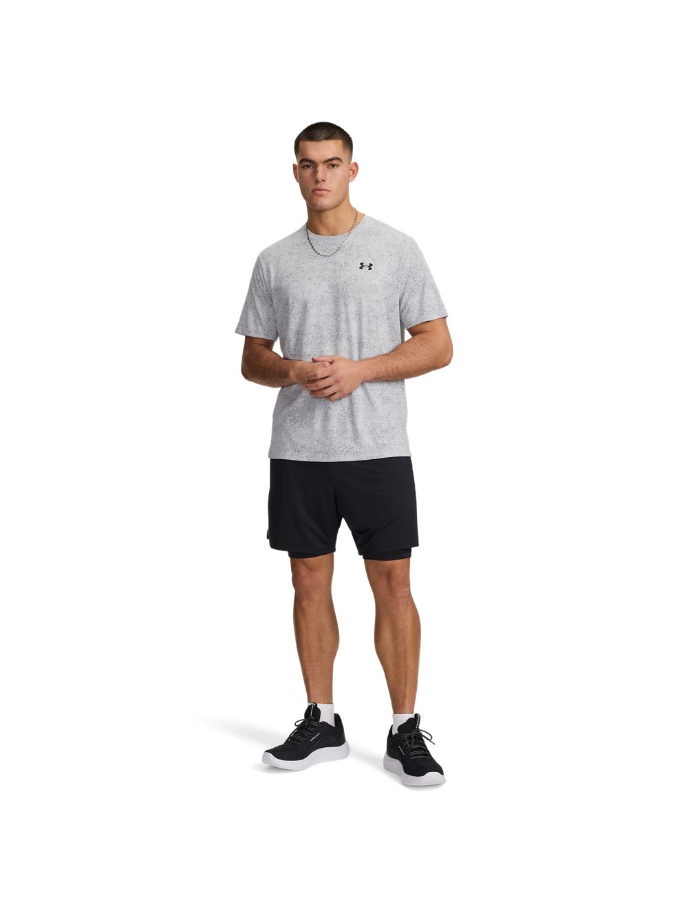 Pantaloncino Sportivo Under Armour TECH VENT 2IN1 Uomo - Nero