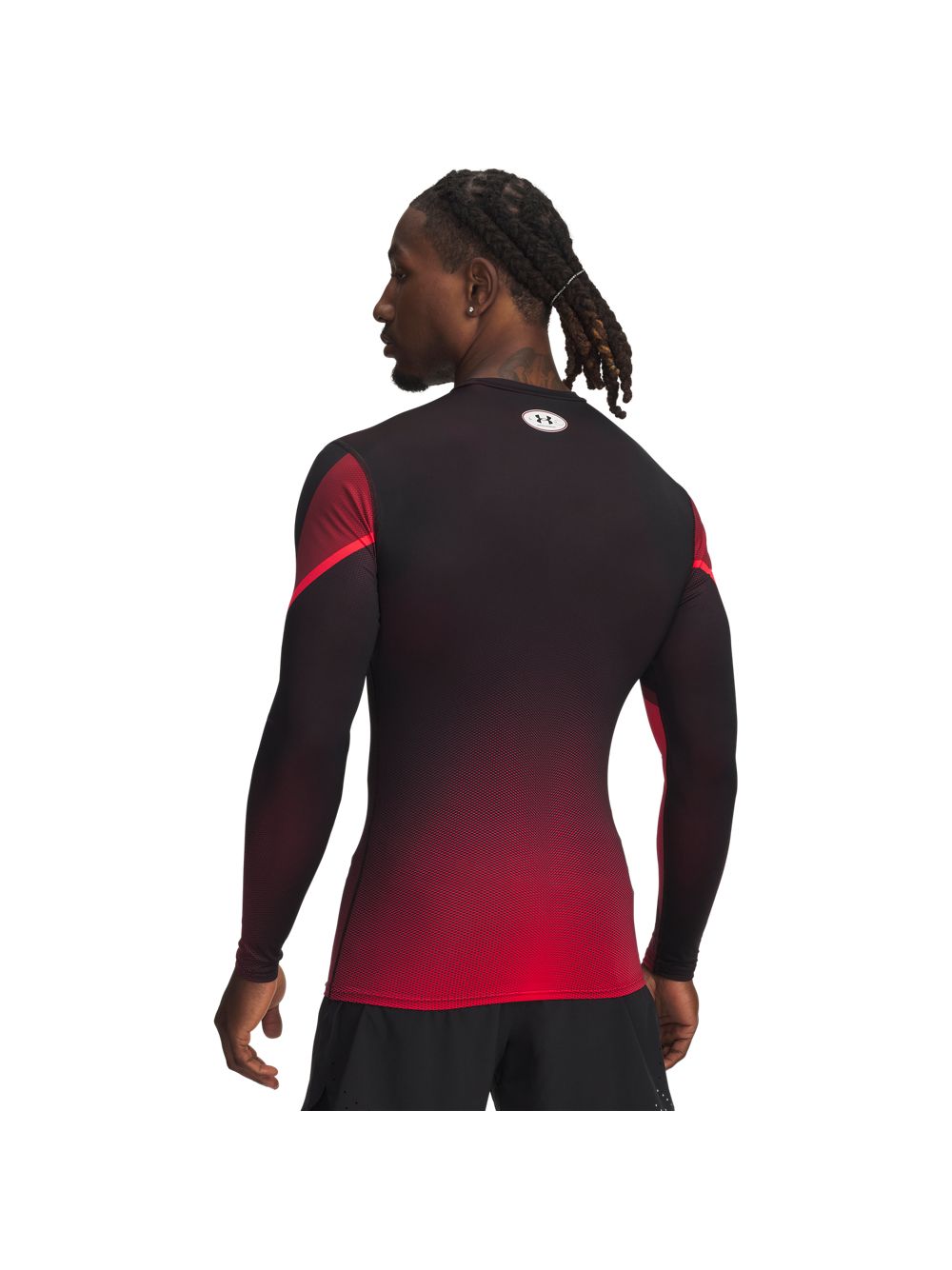 T-shirt Under Armour HEATGEAR SUB CREW LS Uomo - Rosso