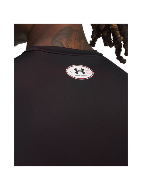 T-shirt Under Armour HEATGEAR SUB CREW LS Uomo - Rosso