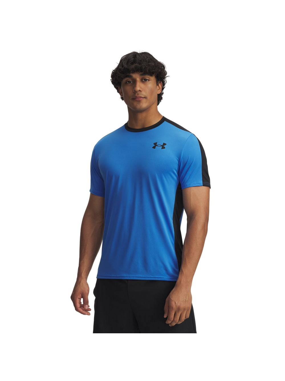 T-shirt Under Armour HG WORDMARK SS Uomo - Blu