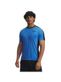 T-shirt Under Armour HG WORDMARK SS Uomo - Blu