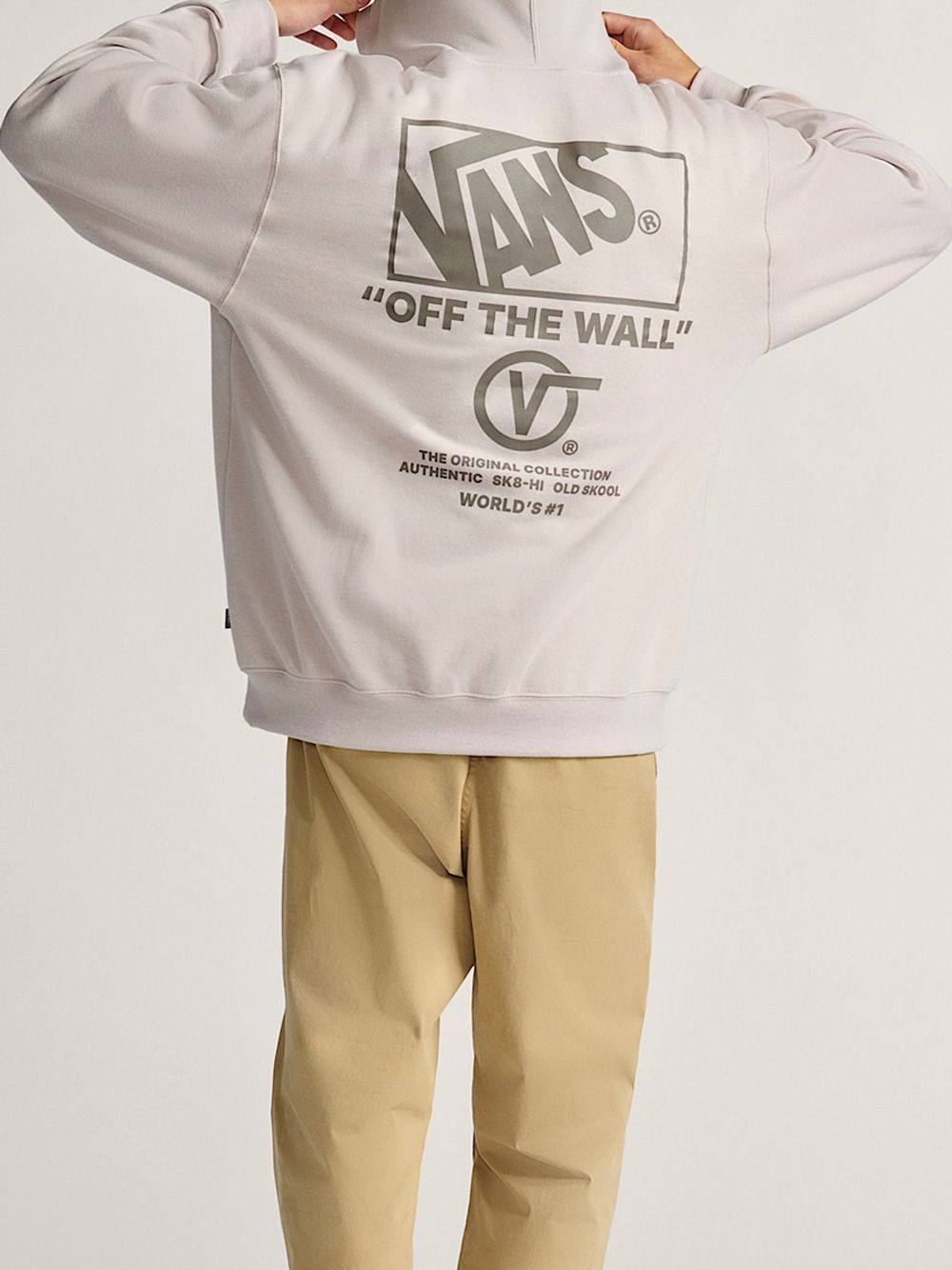 Felpa Vans Stockpile Pullover Uomo - Bianco