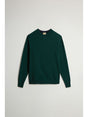 Pullover Woolrich LAMBSWOOL CREWNECK Uomo - Verde