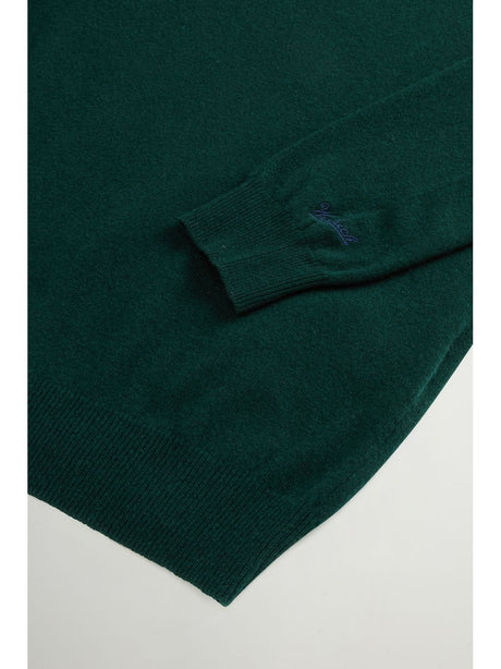 Pullover Woolrich LAMBSWOOL CREWNECK Uomo - Verde