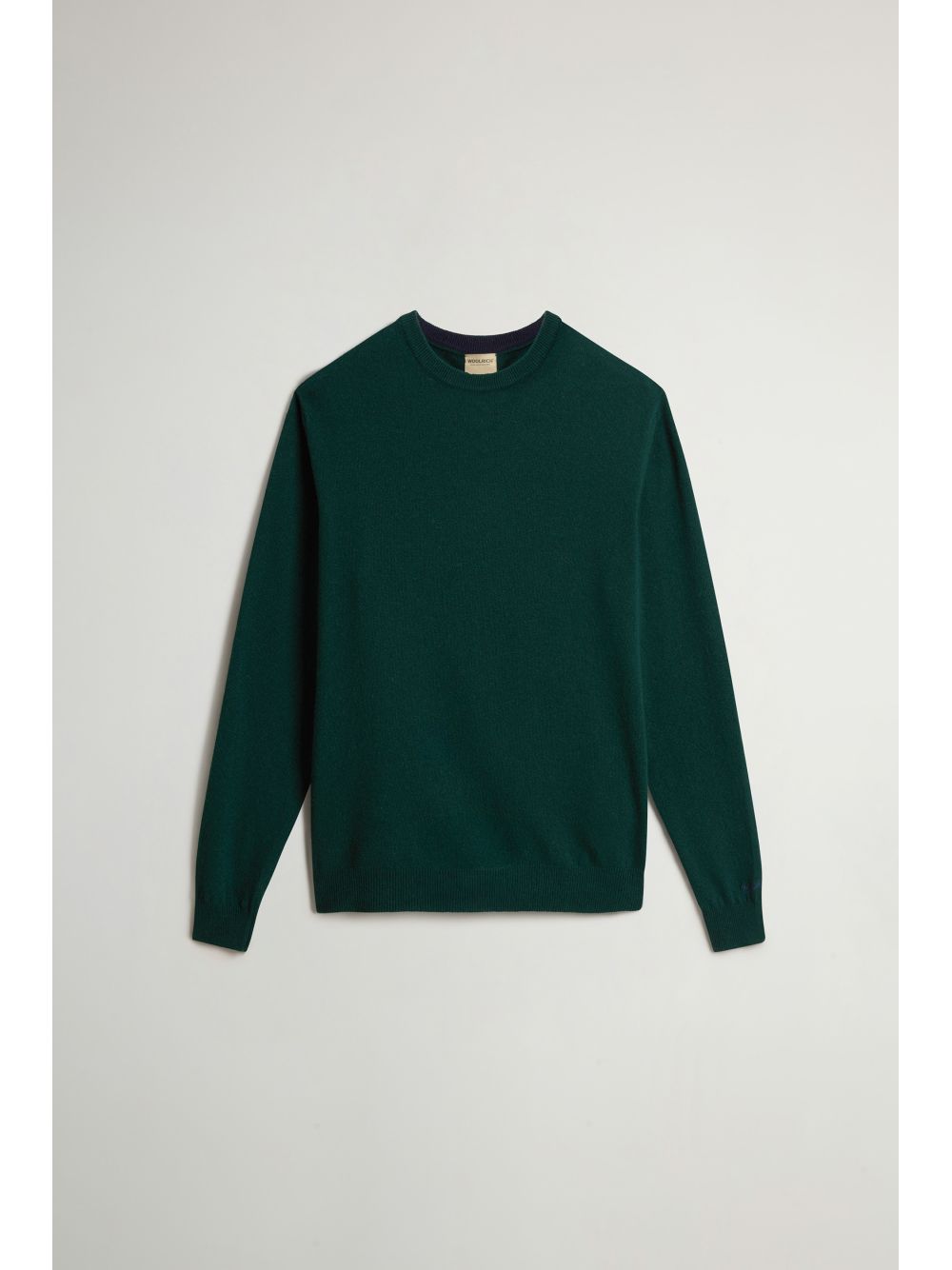 Pullover Woolrich LAMBSWOOL CREWNECK Uomo - Verde