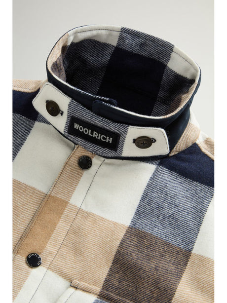 Giubbino Woolrich WOOL CHECK ALASKAN SHIRT JACKET Uomo - Multicolore