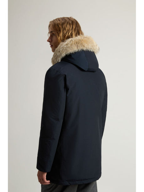 Giubbotto Woolrich ARCTIC DETACHABLE FUR PARKA Uomo - Blu