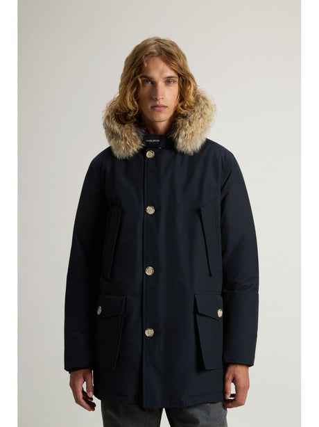 Giubbotto Woolrich ARCTIC DETACHABLE FUR PARKA Uomo - Blu
