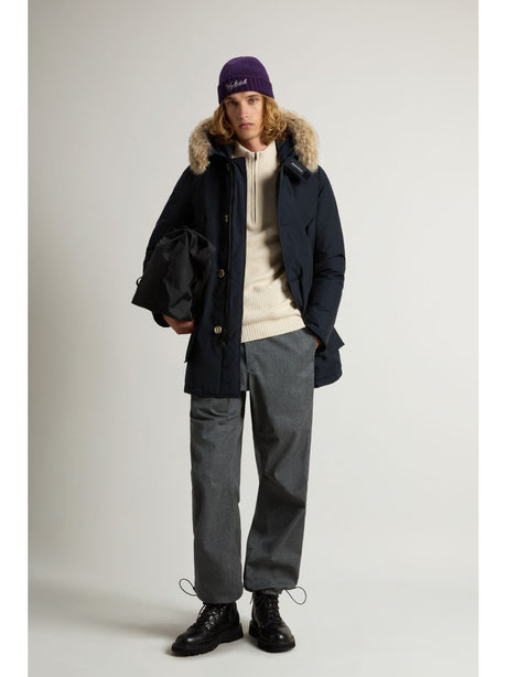 Giubbotto Woolrich ARCTIC DETACHABLE FUR PARKA Uomo - Blu