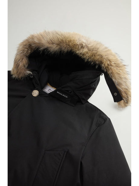 Giubbotto Woolrich ARCTIC DETACHABLE FUR ANORAK Uomo - Nero