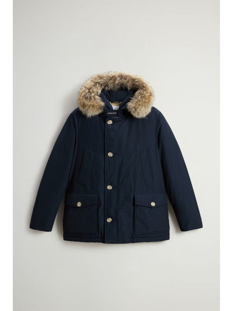 Giubbotto Woolrich ARCTIC DETACHABLE FUR ANORAK Uomo - Blu