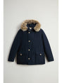 Giubbotto Woolrich ARCTIC DETACHABLE FUR ANORAK Uomo - Blu