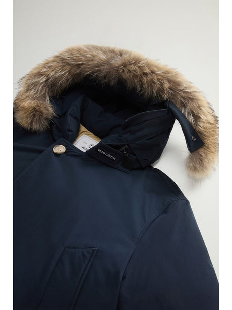 Giubbotto Woolrich ARCTIC DETACHABLE FUR ANORAK Uomo - Blu