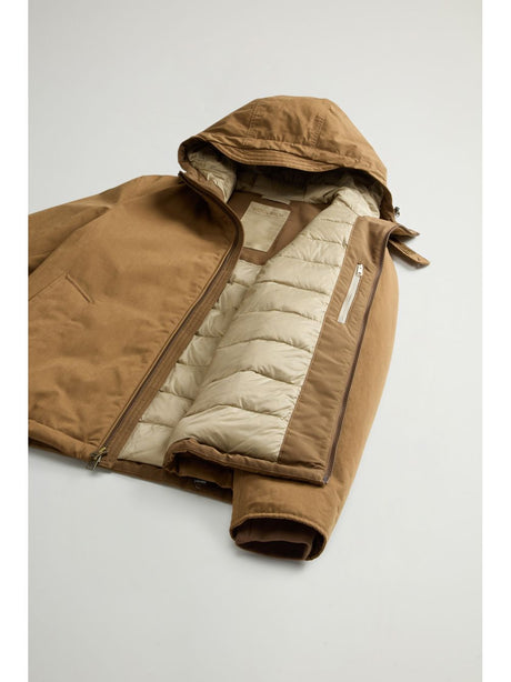 Giubbotto Woolrich MOUNTAIN CLOTH PACIFIC JACKET Uomo - Marrone