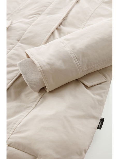 Giubbotto Woolrich LUXURY ARCTIC RACCOON PARKA Donna - Bianco