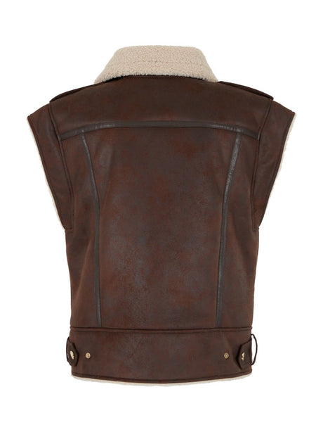Gilet Yes Zee Donna - Marrone