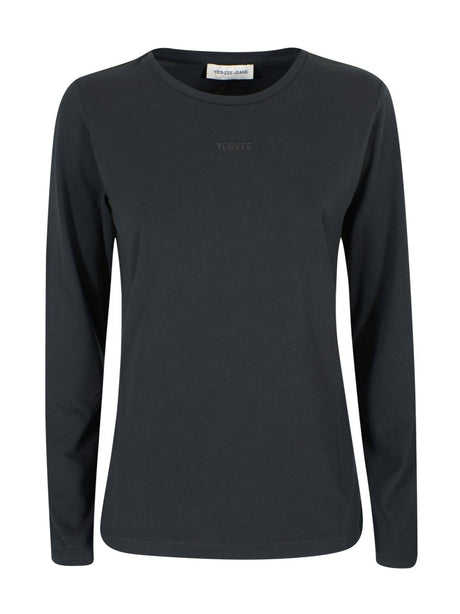T-shirt Yes Zee Donna - Nero