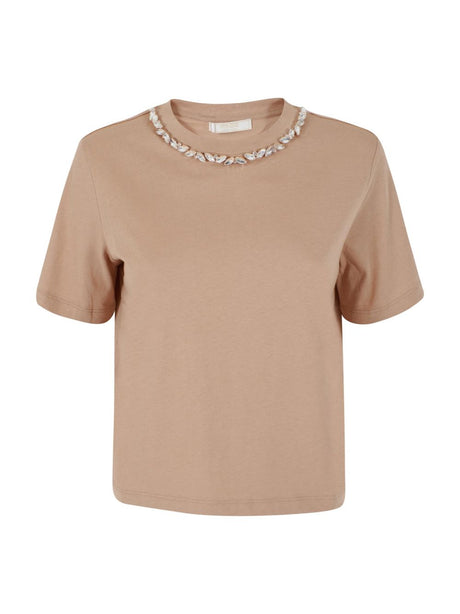 T-shirt Yes Zee Donna - Beige